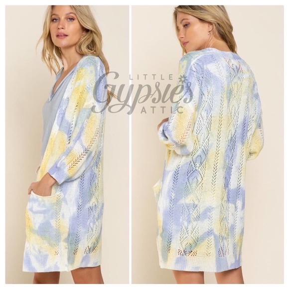 POL Splash of Color Knit Kimono - Picture 3 of 16